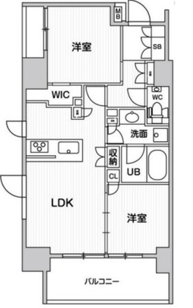 ディームス大井町の物件間取画像